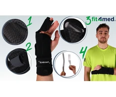 4 ir 5 pirštų lūžių ortozė, Fit4Med, dešinė, S/M