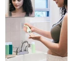 4 SILIKONINIŲ BUTELIŲ KELIONINĖS INDĖLIŲ RINKINYS 100ml ŽALIAI RUDA
