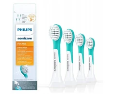 4 vnt Philips Sonicare For Kids HX6034 vaikiškų dantų šepetėlių galvučių