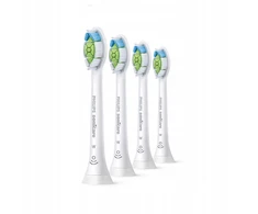 4 vnt. Philips sonicare W2 Optimal Baltas HX6064 dantų šepetėlio galvutės