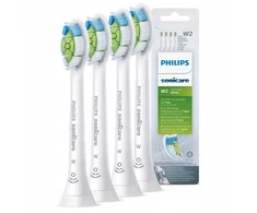 4 vnt. Philips sonicare W2 Optimal Baltas HX6064 dantų šepetėlio galvutės