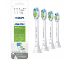 Bez Marki 4 vnt. Philips sonicare W2 Optimal Baltas HX6064 dantų šepetėlio galvutės