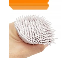 400 VIENETŲ HYGIENE POINTED MAKEUP LIPKLIKLIAI KOSMETINIS GROŽIS
