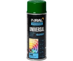Aerozoliniai universalūs dažai INRAL UNIVERSAL samanos RAL6005 400 ml.