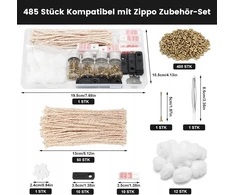 485 VIENETIŲ žiebtuvėlių RINKINYS FLINTERS WICKS TARPIKLIAI vatos DALYS PRIEDAI