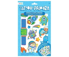 4F Ooly Laikini Tatuiruotės Vaikams: Kosmoso Tyrinėtojai