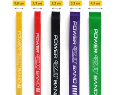 4Fizjo 5 POWER BAND pasipriešinimo juostų rinkinys