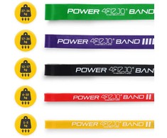4Fizjo 5 POWER BAND pasipriešinimo juostų rinkinys