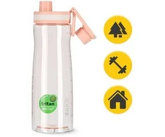 4Fizjo 850 ml rožinis sportinis vandens butelis