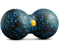 4Fizjo Dvigubas EPP masažo kamuoliukas 8 cm mėlynas