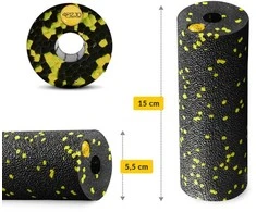 4Fizjo EPP MINI putplasčio masažinis volelis 15 cm geltonas