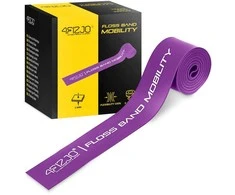 4Fizjo FLOSS BAND 1 mm violetinė reabilitacinė mankštos juosta