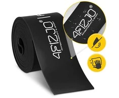 4Fizjo FLOSS BAND 1,5 mm juoda reabilitacinė mankštos juosta