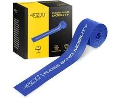 4Fizjo FLOSS BAND 1,5 mm mėlyna reabilitacinė mankštos juosta