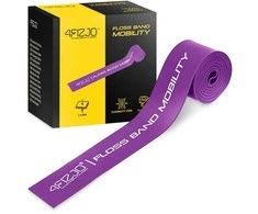 4Fizjo FLOSS BAND 1,5 mm violetinė reabilitacinė mankštos juosta