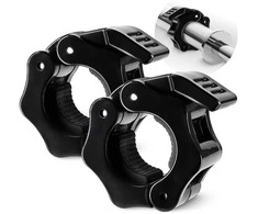 4Fizjo Greito atleidimo QR spaustukai 25 mm strypams, 2 vnt. - juodi