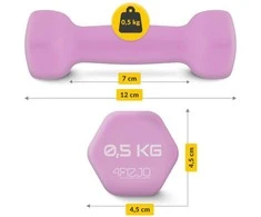 4Fizjo Ketaus hantelių rinkinys 7kg