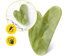 4Fizjo Klasikinis Gua Sha akmuo, pagamintas iš natūralaus žalio nefrito