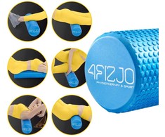 4Fizjo Masažinis volelis su gumbeliais CARE+ 45 cm, mėlynas