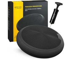 4Fizjo MED+ sensomotorinė pagalvė, 60 cm, juoda
