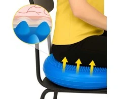 4Fizjo MED+ sensorimotorinė pagalvė 60 cm mėlyna