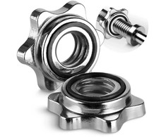 4Fizjo Metaliniai sraigtiniai spaustukai 25 mm kaklui, 2 vnt.