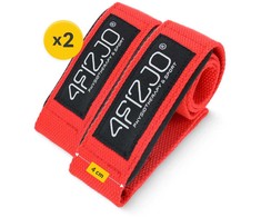 4Fizjo Mirties traukos diržai raudoni