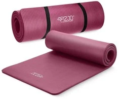4Fizjo NBR jogos ir fitneso kilimėlis 180 × 60 × 1 cm bordo spalvos