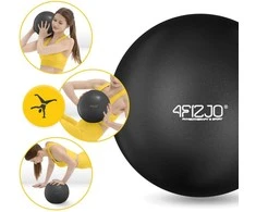 4Fizjo Pilateso ir reabilitacijos kamuolys 22 cm, juodas