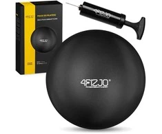 4Fizjo Pilateso ir reabilitacijos kamuolys 22 cm, juodas