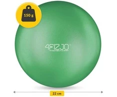 4Fizjo Pilateso ir reabilitacijos kamuolys 22 cm žalias