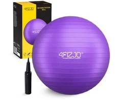 4Fizjo Pripučiamas gimnastikos kamuolys 55 cm violetinis