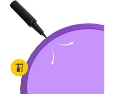 4Fizjo Pripučiamas gimnastikos kamuolys 85 cm violetinis
