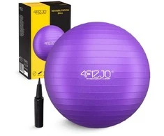 4Fizjo Pripučiamas gimnastikos kamuolys 75 cm violetinis