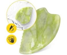 4Fizjo Rievotas Gua Sha akmuo, pagamintas iš natūralaus žalio nefrito