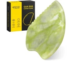 4Fizjo Rievotas Gua Sha akmuo, pagamintas iš natūralaus žalio nefrito