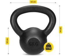4Fizjo Svarmenų ketaus svoris 6kg