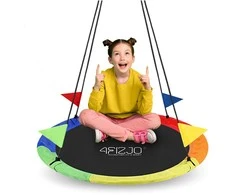4Fizjo Vaikiškos sodo sūpynės L Gandro lizdas 100 cm