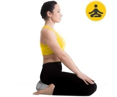 4Fizjo ZAFU meditacijos pagalvėlė, pusmėnulio pilka