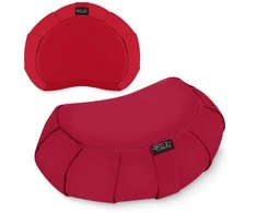 4Fizjo ZAFU meditacijos pagalvėlė, pusmėnulio formos, raudona