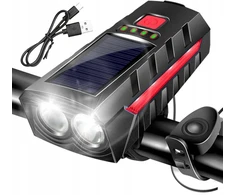 4Neo SAULĖS LED DVIRAČIO LEMPAS VARANUI PRIEKINIS GARSINIS SKAMBAS