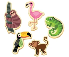 Pirmoji dėlionė EDUCA Baby Tropiniai gyvūnai 18587