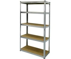 5 lygių metalinė lentyna/maks.lygio apkrova 175kg TACTIX 900x400x1800mm cinkuota