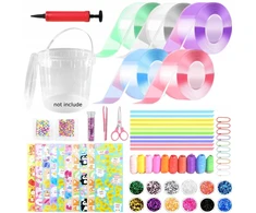 5 ROLL NANO JUOSTOS BURUBULIŲ RINKINYS BURUBULĖLIŲ PŪTIMO DIY Blow Bubble Dvipusis