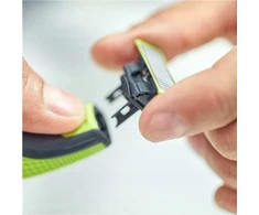 5 vnt. lizdinės plokštelės pakaitiniai peiliukai, skirti PHILIPS OneBlade Original QP250/50 skustuvai