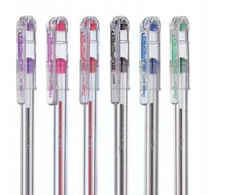 5 x DŁUGOPIS PENTEL BK77 Rinkinys 5 KOLORÓW