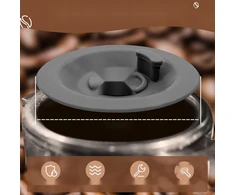 54 mm SILIKONINIS DAUGkartinio naudojimo valiklis KAVOS APARATUI