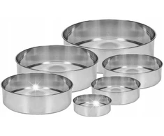 6 sietų rinkinys miltams ir cukrui sijoti 15.5/19/20.5/22/25/28cm MR-1682