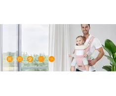6in1 nešioklė klubams, ergonomiška, 25kg, 0-36 mėn