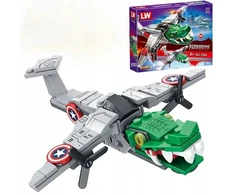 7 Toys Kolorow Brainrot 001 Bombardiro Crocodilo blokuoja 111 elementų